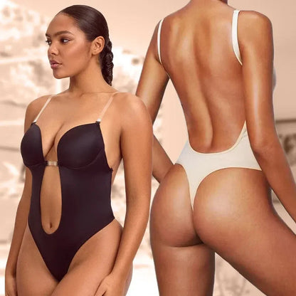 Backless Waist Reduction Bodysuit