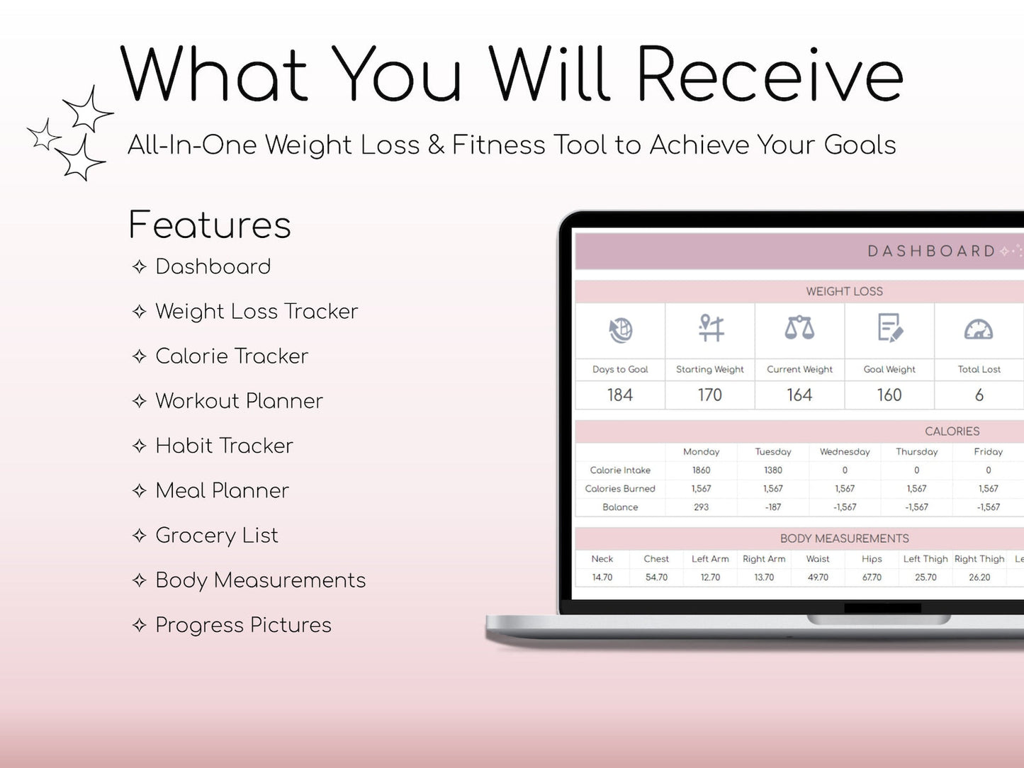 All in One Weight Loss Tracker